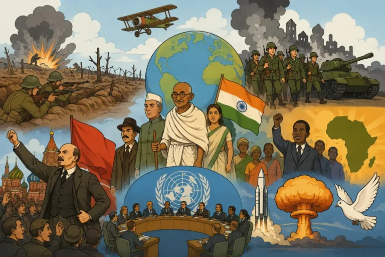 WBCS Prelims Modern History (After 1915) question answer