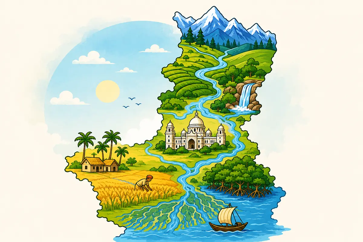 WBCS Mains West Bengal Geography Questions and Answers (2024 – 2015)