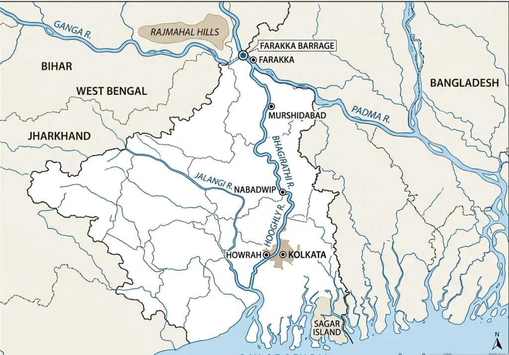 Ganga bhagirathi hooghly river