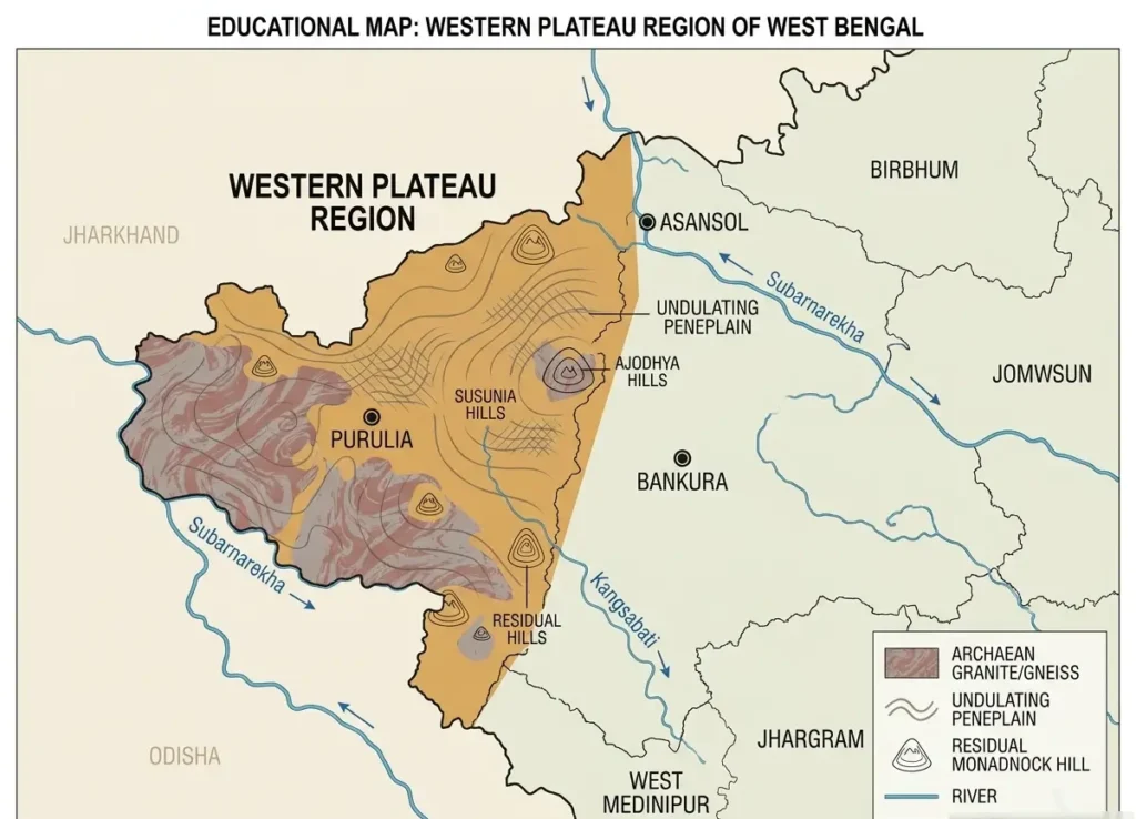 West Bengal Plateau and highlands